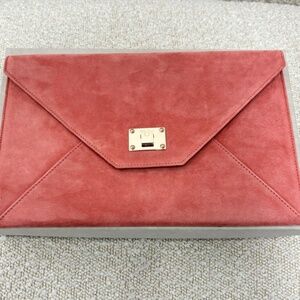 Authentic Jimmy Choo Envelope Clutch Rosetta Suede